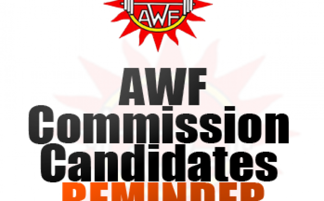 AWF Executive Board Meeting - REMINDER