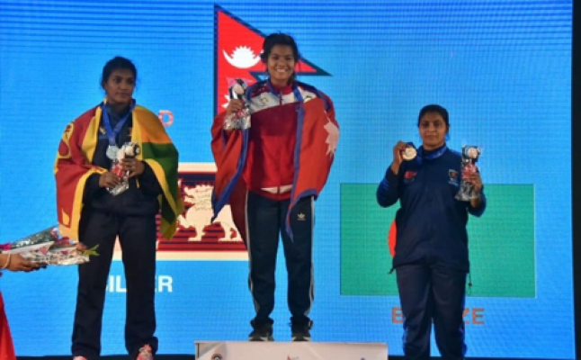 13th South Games: First Gold for Nepal Lifter in Women and 4 Gold for India!!
