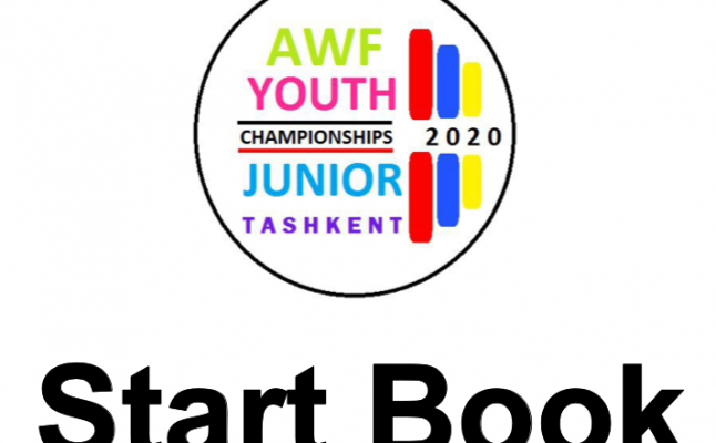 The start book of 2020 Asian Youth & Junior is available here!!