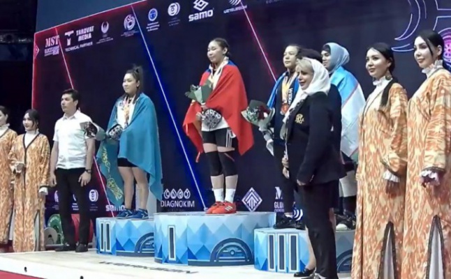 Gold for Mongolia in Youth Women 71kg
