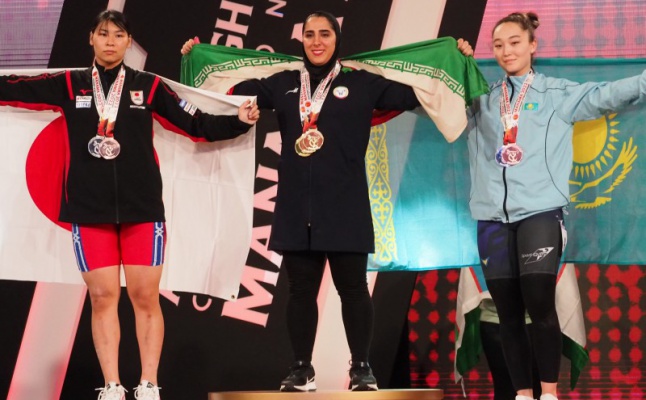 Women 81kg: Congratulation Iran!