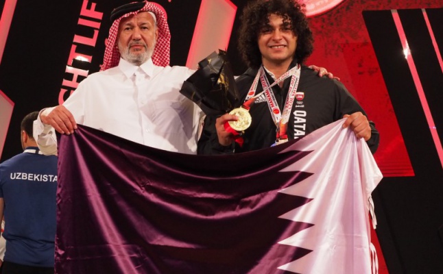 Men 102kg: ELBAKH take Gold for Qatar!!