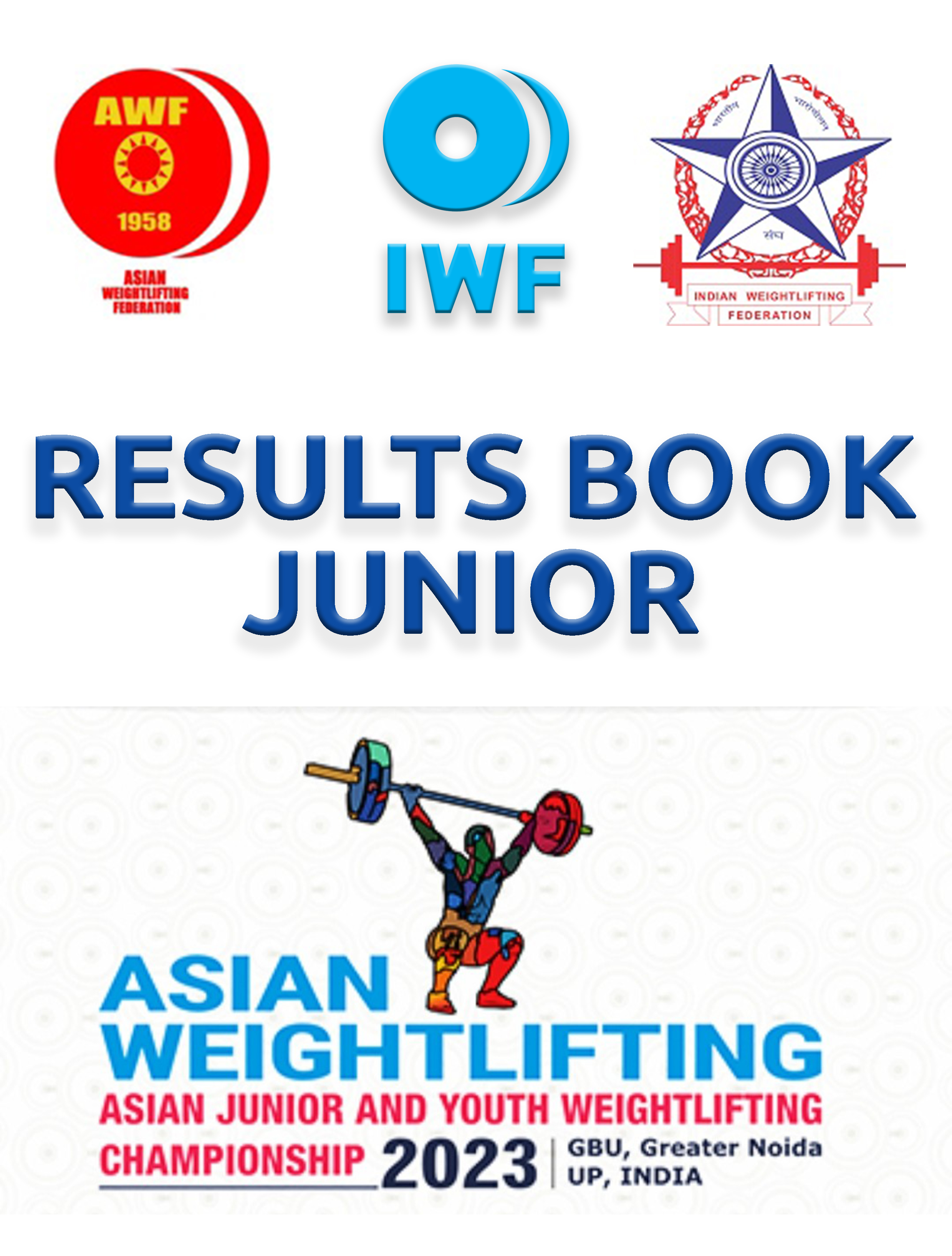 2023 Asian Youth Weigtlifting Championships Result book 1