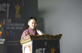 1st Weightlifting Championships in Bhutan Image 1