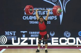 New Asian Record by Alireza (IRI) in Junior Men 89kg Image 4
