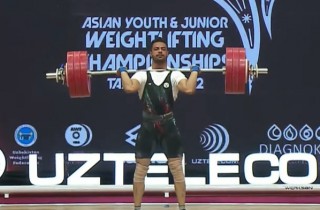 New Asian Record by Alireza (IRI) in Junior Men 89kg Image 6